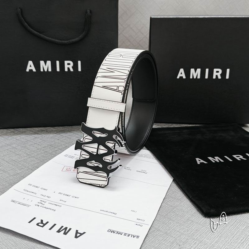 Amiri belt 38mmX90-125cm lb (22)