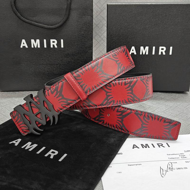 Amiri belt 38mmX90-125cm lb (23)