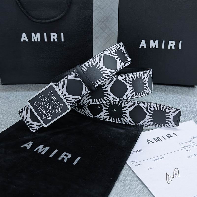 Amiri belt 38mmX90-125cm lb (23)