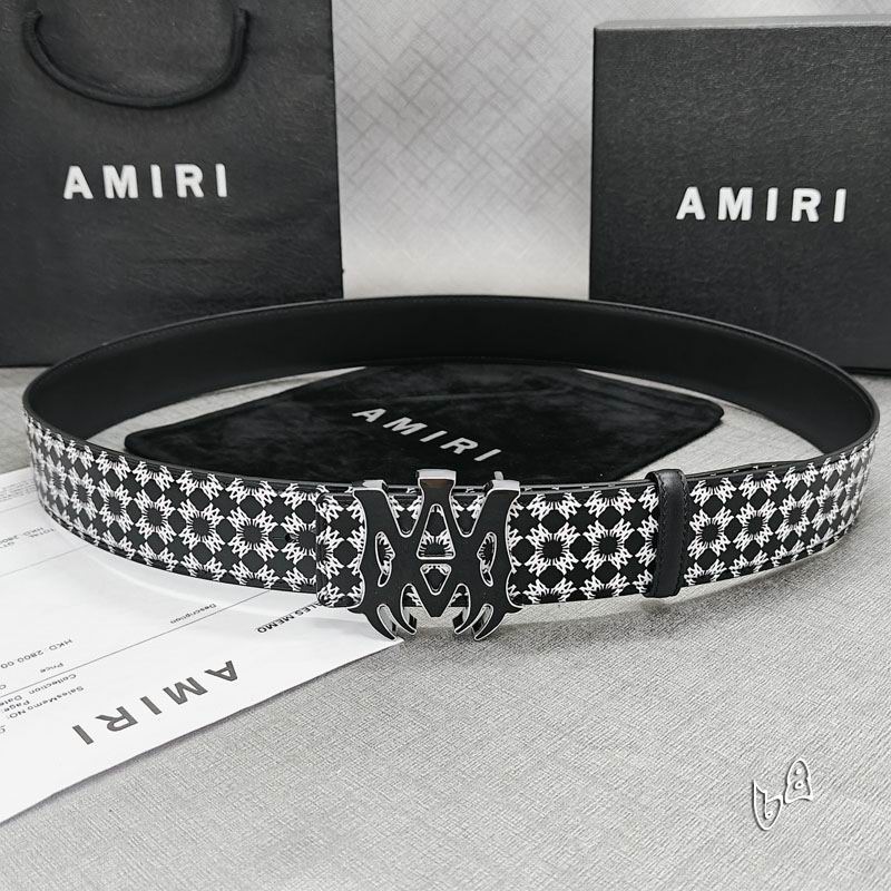 Amiri belt 38mmX90-125cm lb (23)