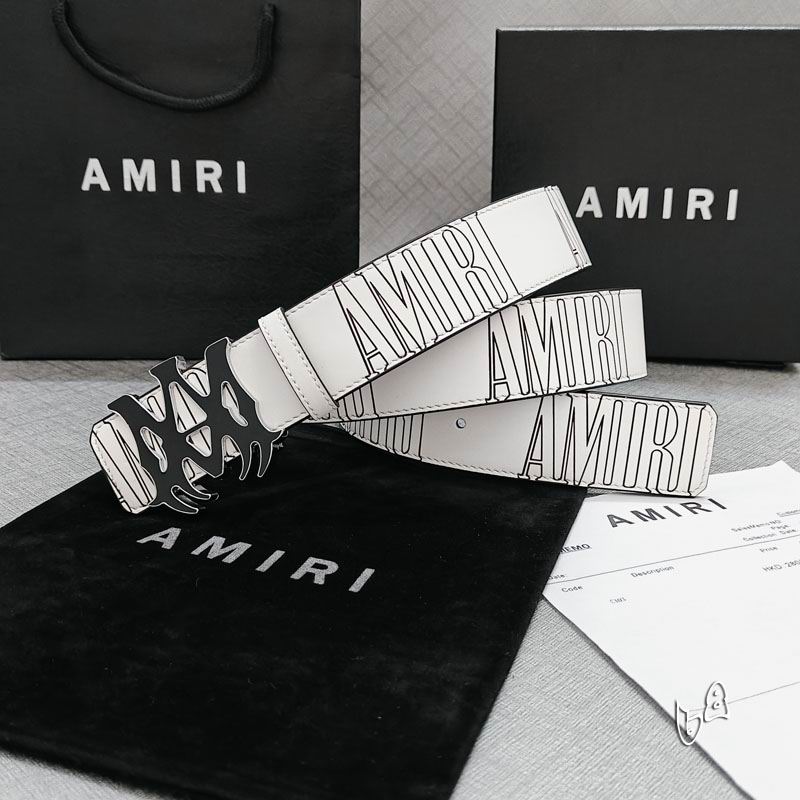 Amiri belt 38mmX90-125cm lb (23)
