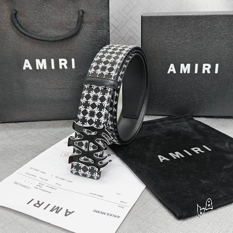 Amiri belt 38mmX90-125cm lb (24)