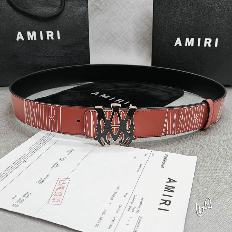 Amiri belt 38mmX90-125cm lb (24)
