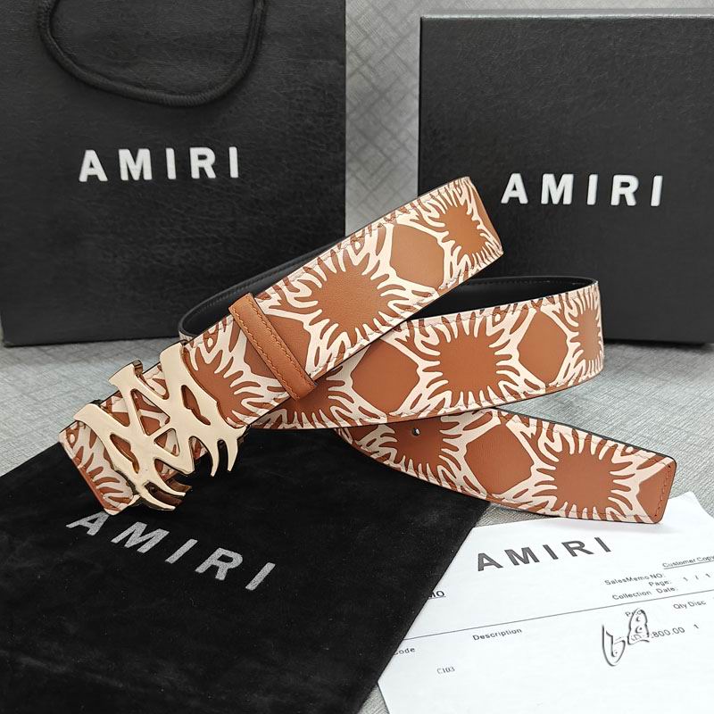 Amiri belt 38mmX90-125cm lb (26)