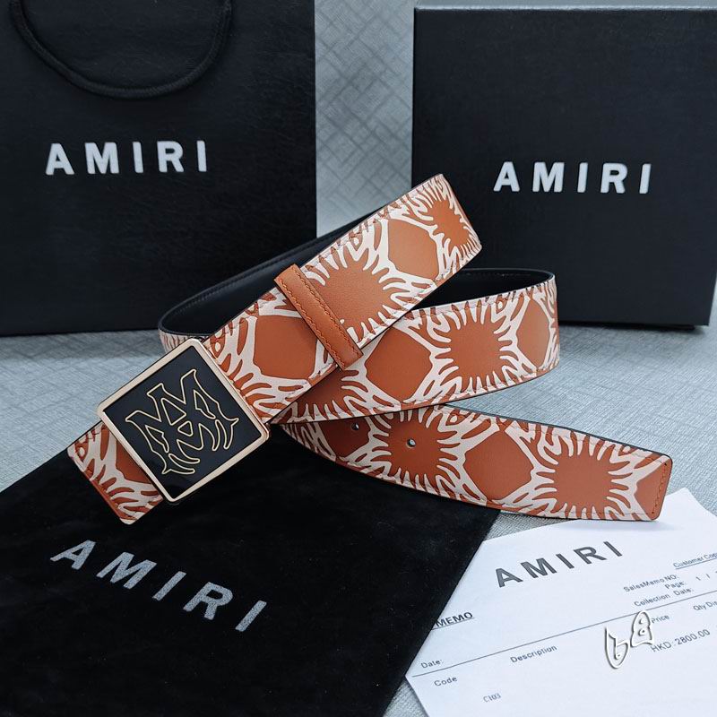 Amiri belt 38mmX90-125cm lb (26)
