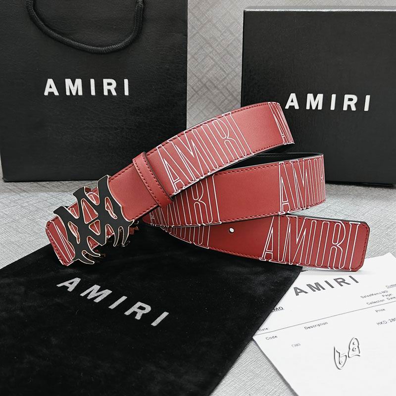 Amiri belt 38mmX90-125cm lb (26)