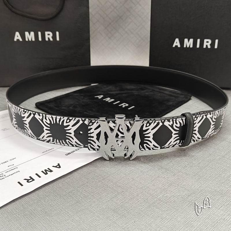 Amiri belt 38mmX90-125cm lb (27)