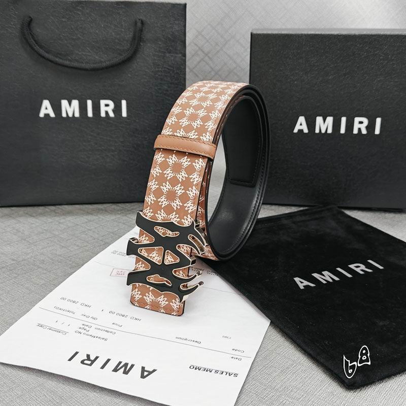 Amiri belt 38mmX90-125cm lb (27)