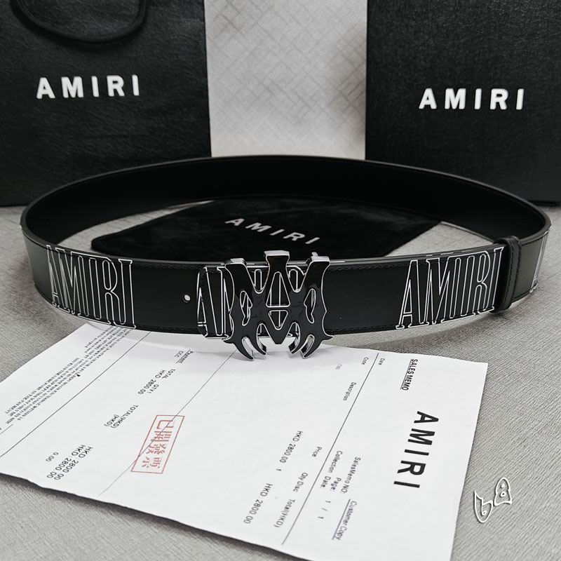 Amiri belt 38mmX90-125cm lb (27)