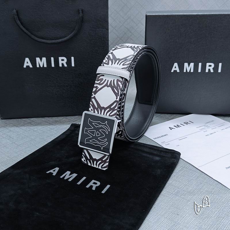Amiri belt 38mmX90-125cm lb (28)