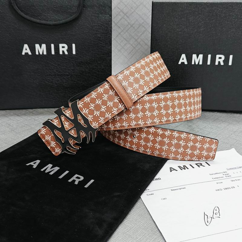 Amiri belt 38mmX90-125cm lb (28)
