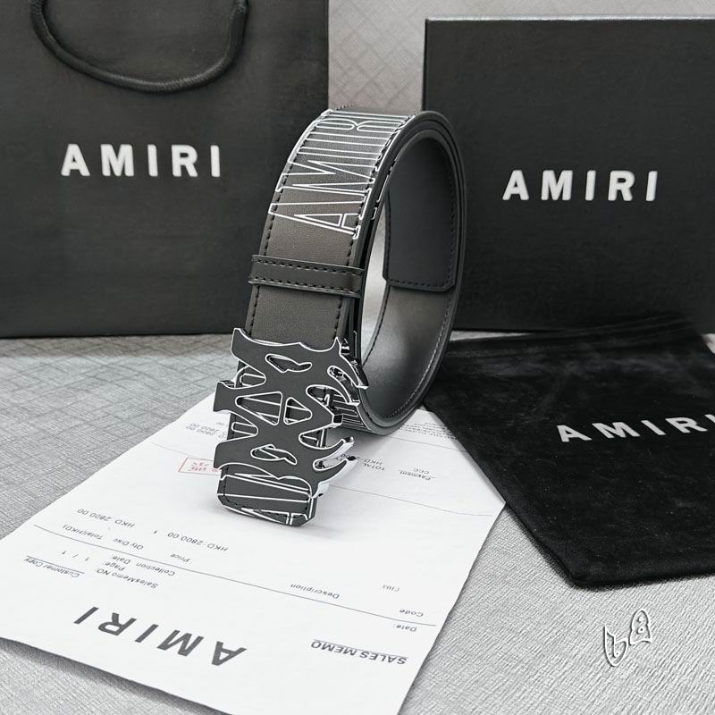 Amiri belt 38mmX90-125cm lb (28)
