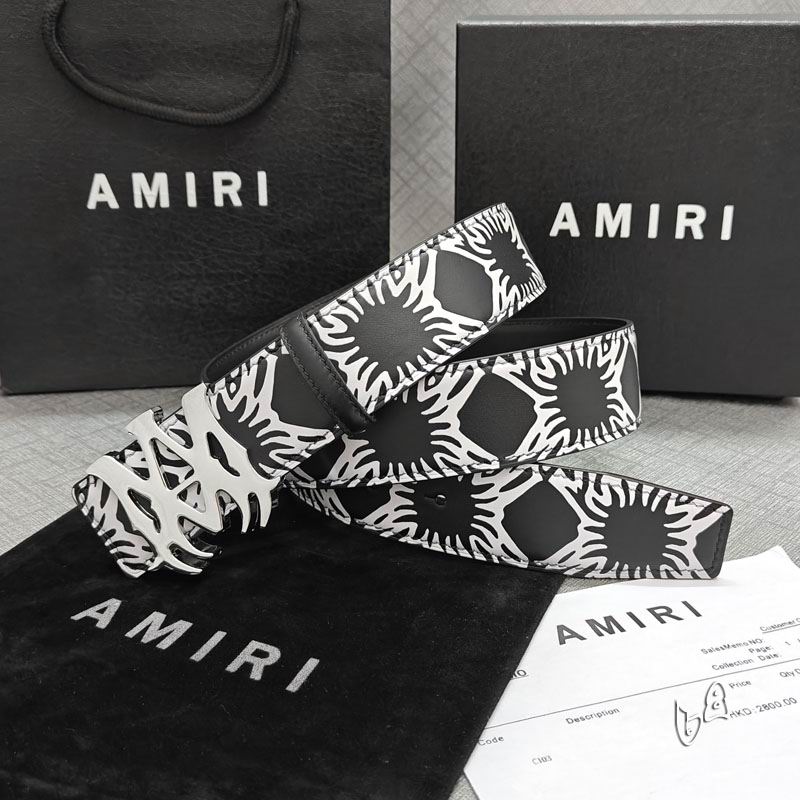 Amiri belt 38mmX90-125cm lb (29)