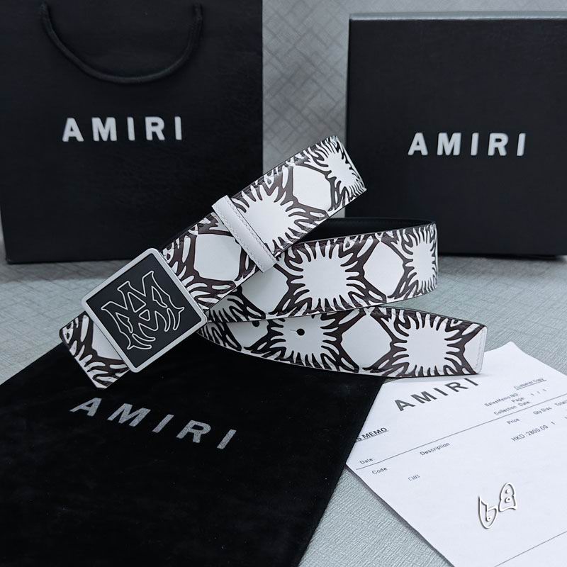 Amiri belt 38mmX90-125cm lb (29)
