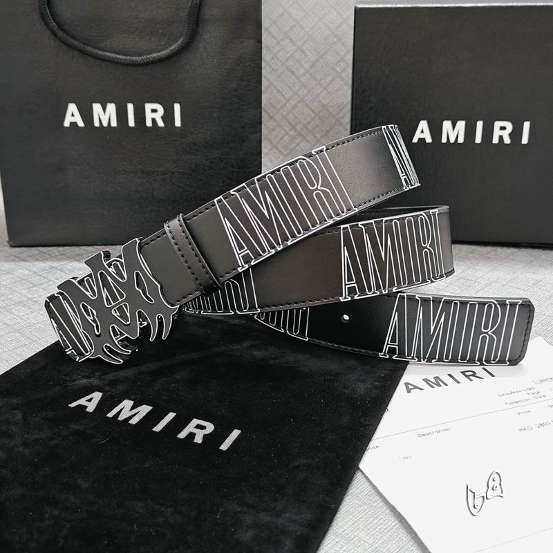 Amiri belt 38mmX90-125cm lb (29)
