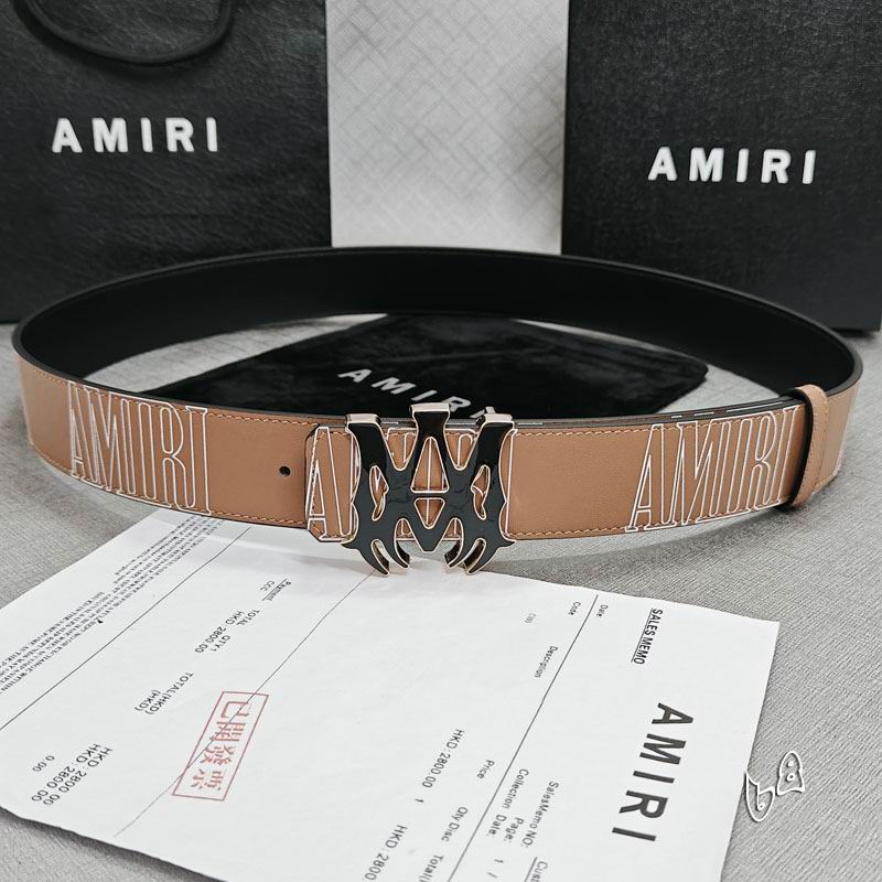 Amiri belt 38mmX90-125cm lb (30)