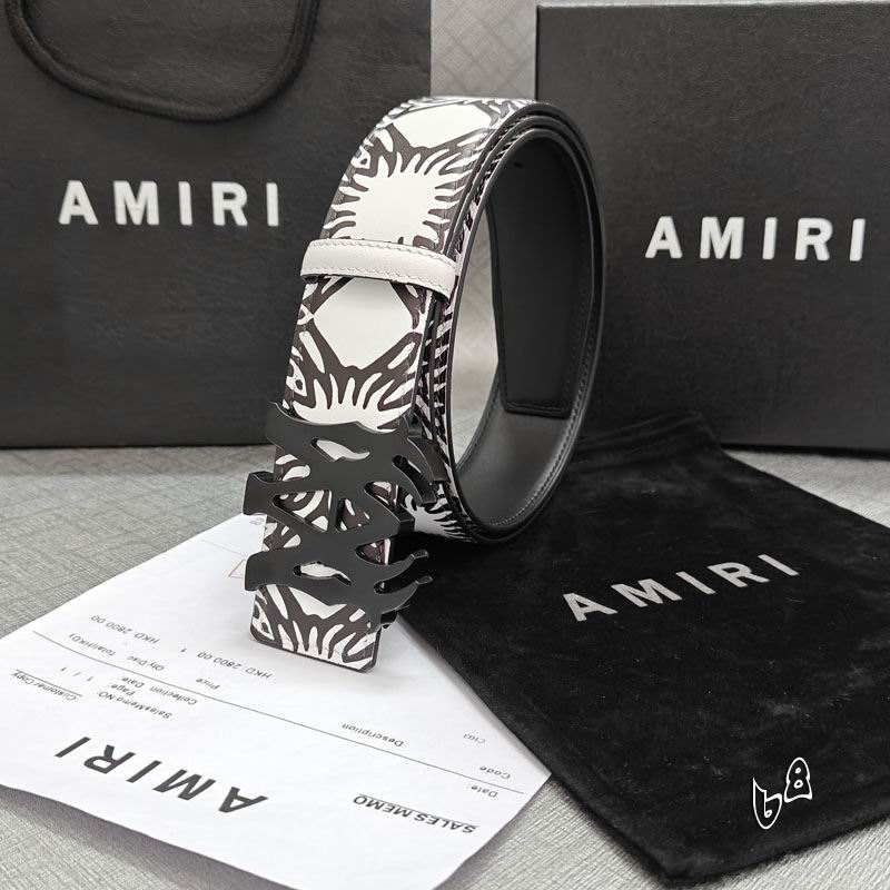Amiri belt 38mmX90-125cm lb (31)