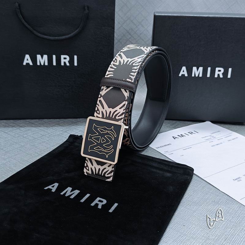 Amiri belt 38mmX90-125cm lb (31)