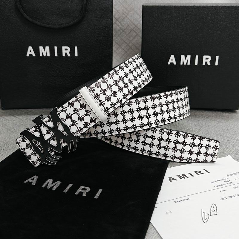 Amiri belt 38mmX90-125cm lb (31)