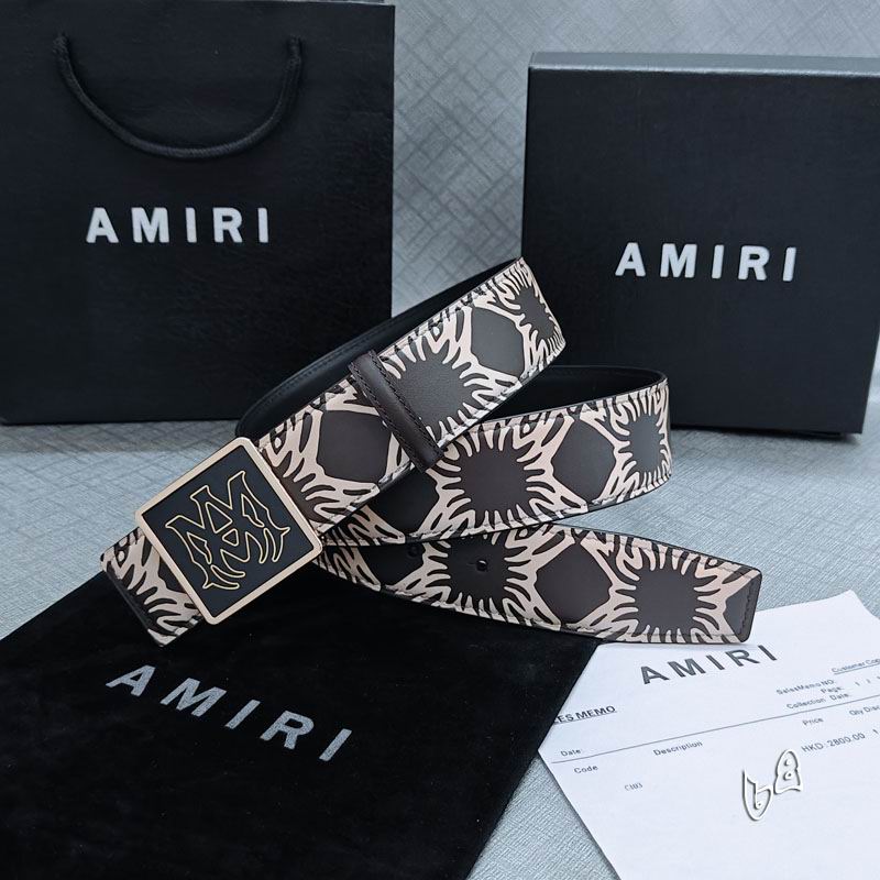 Amiri belt 38mmX90-125cm lb (32)