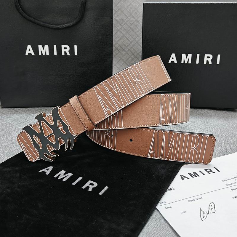 Amiri belt 38mmX90-125cm lb (32)