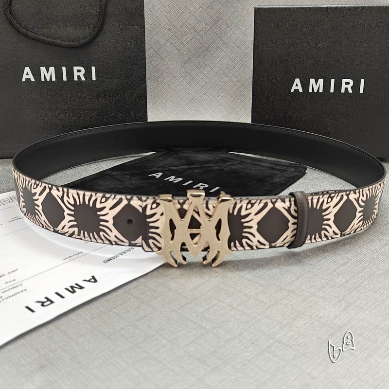 Amiri belt 38mmX90-125cm lb (33)