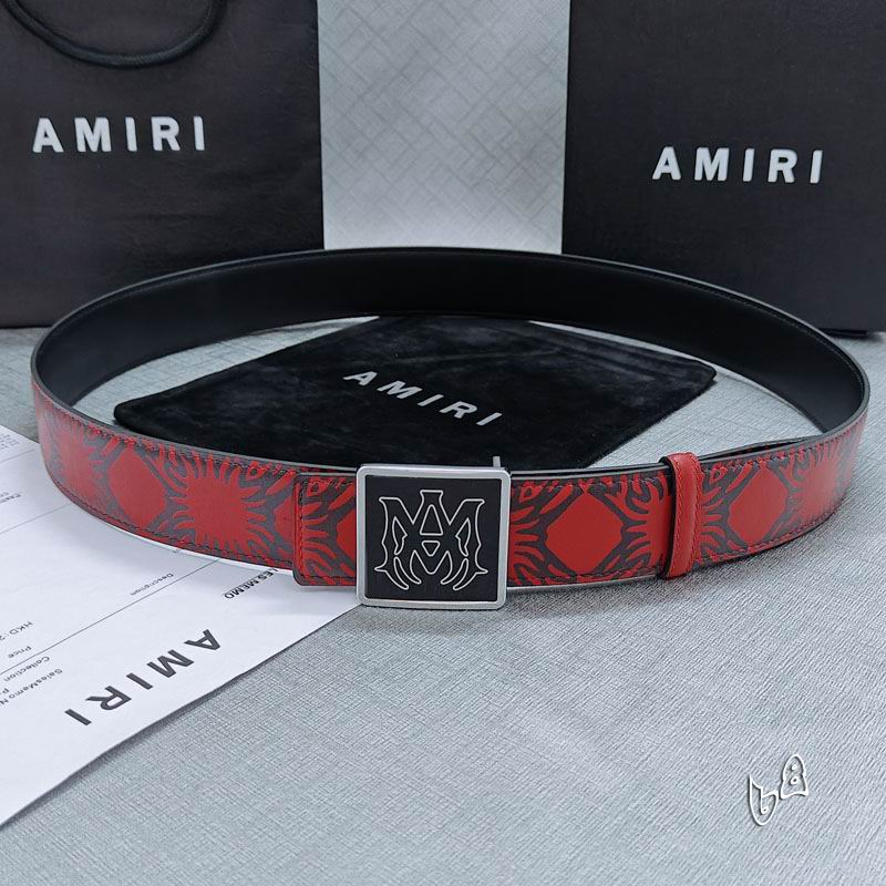 Amiri belt 38mmX90-125cm lb (33)
