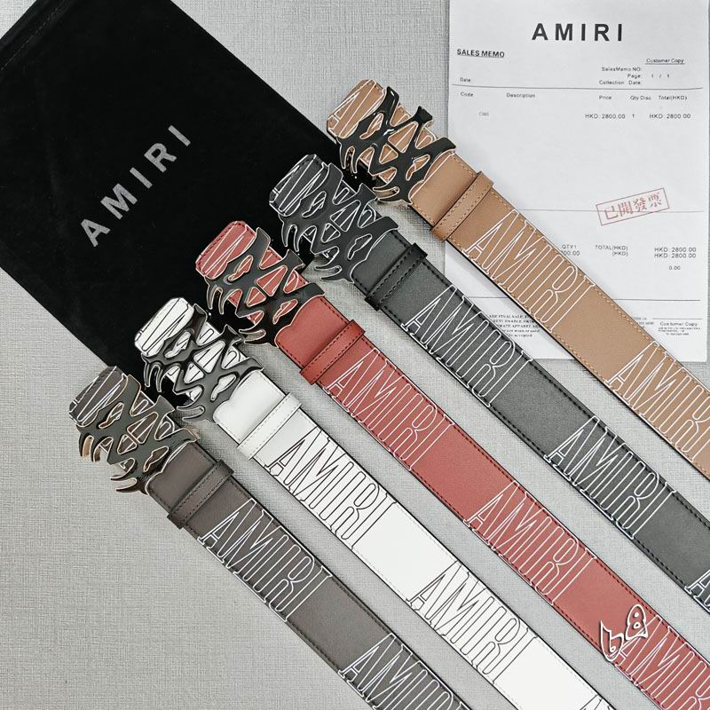 Amiri belt 38mmX90-125cm lb (33)