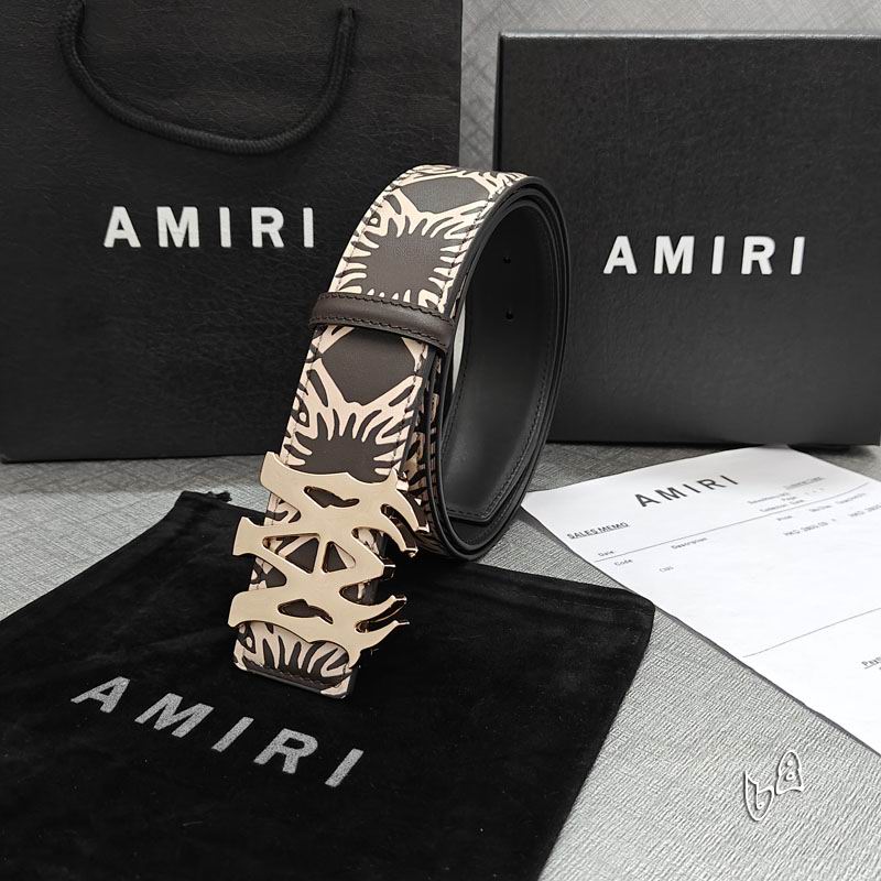 Amiri belt 38mmX90-125cm lb (34)