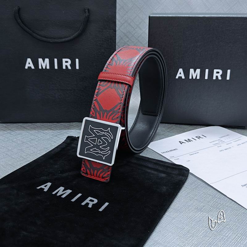 Amiri belt 38mmX90-125cm lb (34)