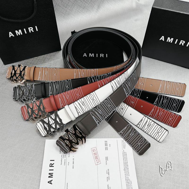 Amiri belt 38mmX90-125cm lb (34)