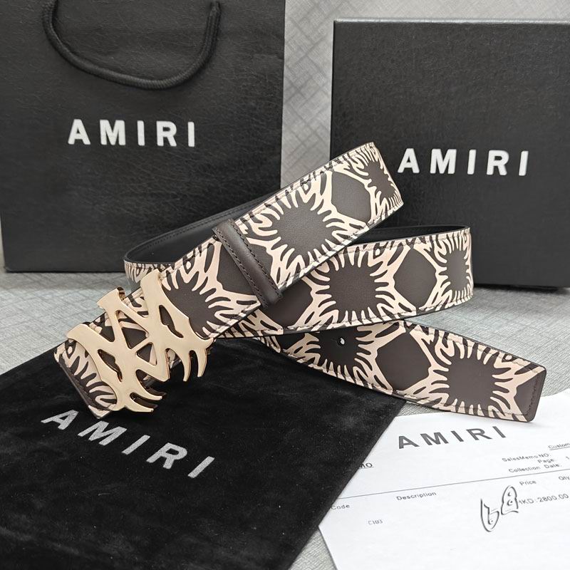 Amiri belt 38mmX90-125cm lb (35)