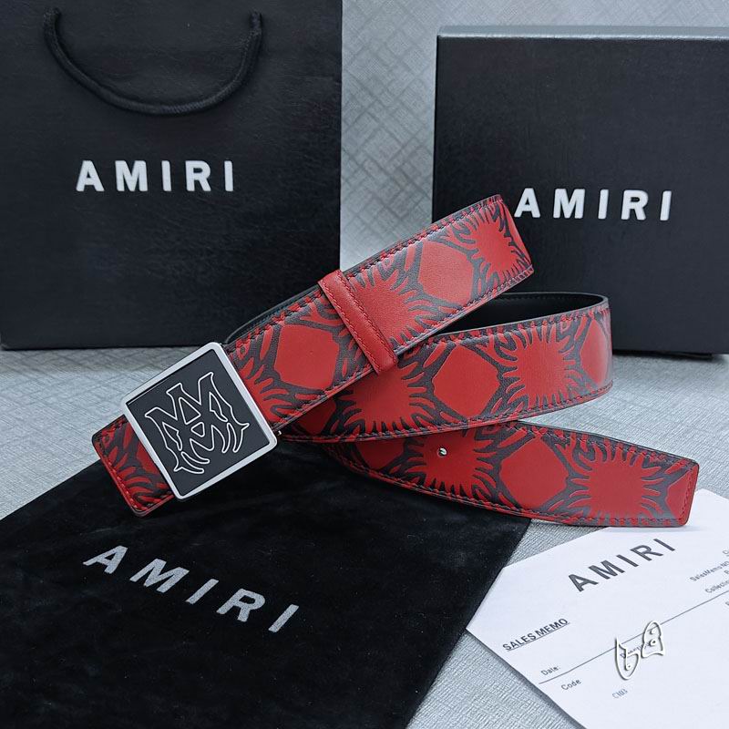 Amiri belt 38mmX90-125cm lb (35)