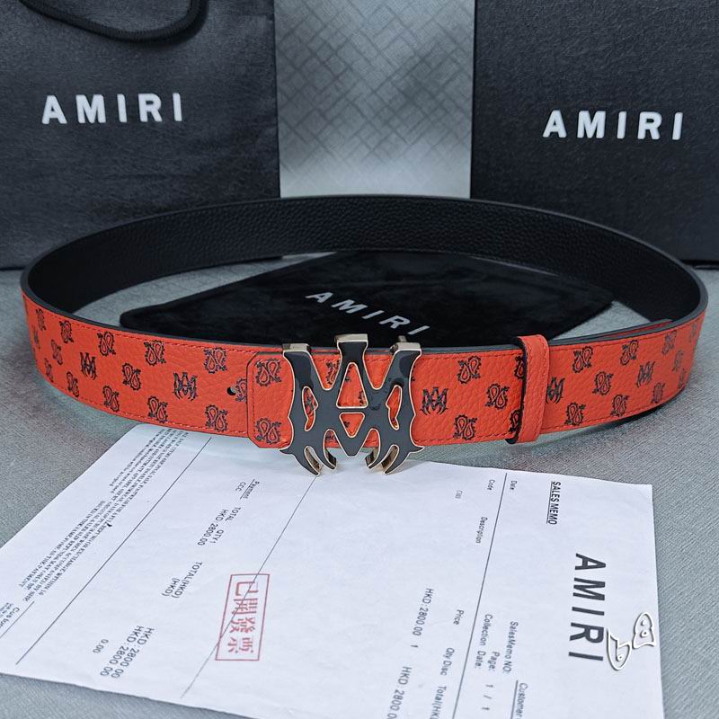 Amiri belt 38mmX90-125cm lb (35)