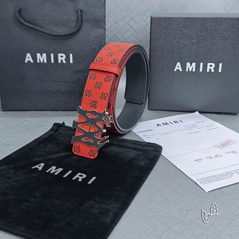Amiri belt 38mmX90-125cm lb (36)