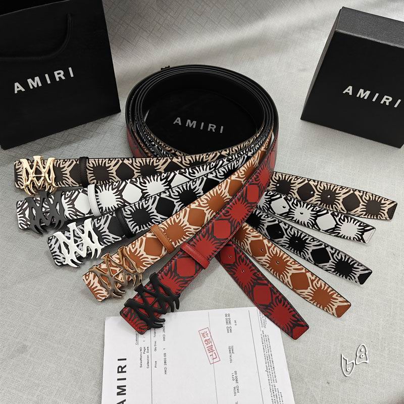 Amiri belt 38mmX90-125cm lb (37)
