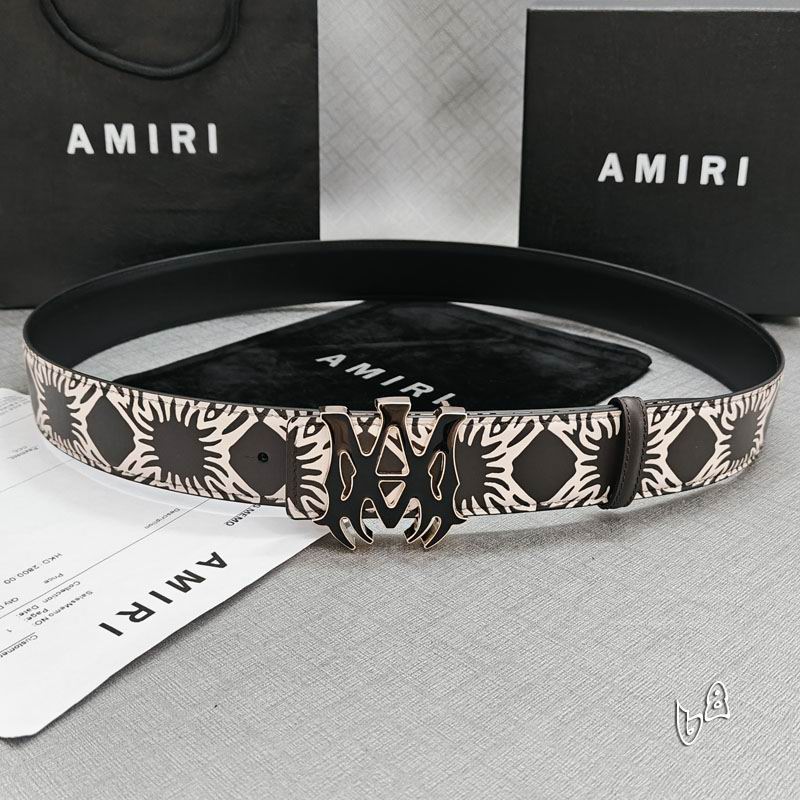 Amiri belt 38mmX90-125cm lb (37)
