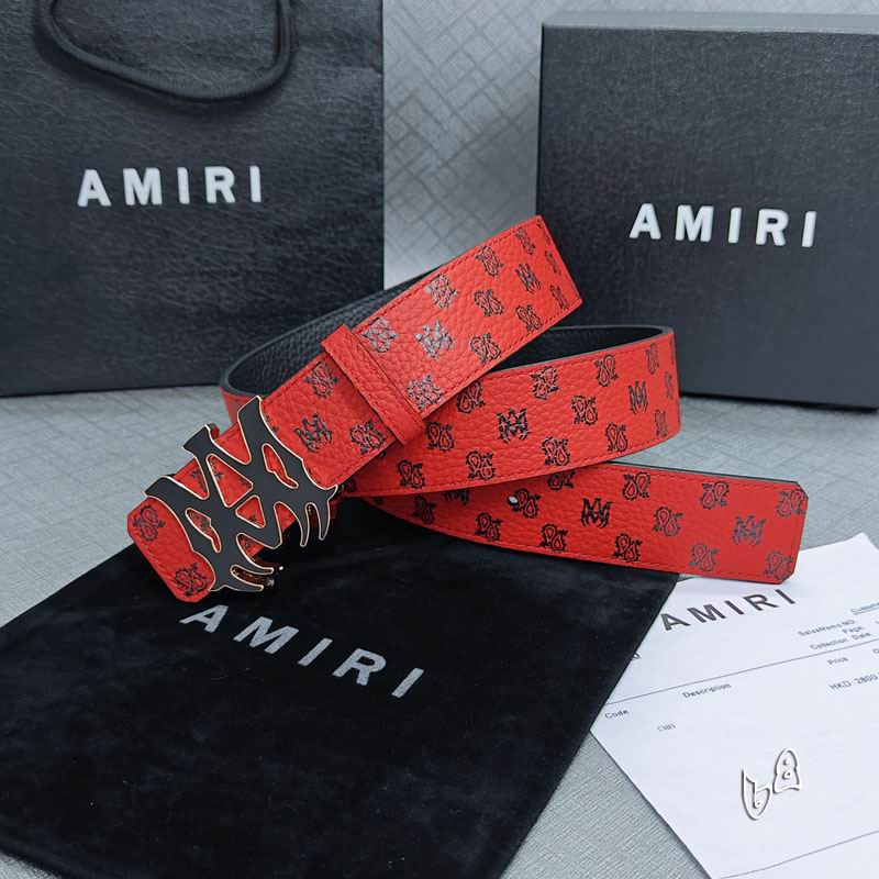Amiri belt 38mmX90-125cm lb (37)