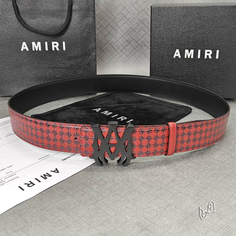 Amiri belt 38mmX90-125cm lb (38)