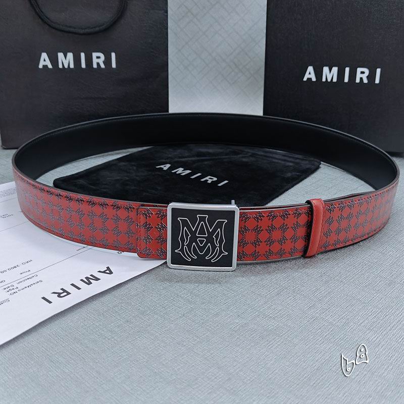 Amiri belt 38mmX90-125cm lb (38)