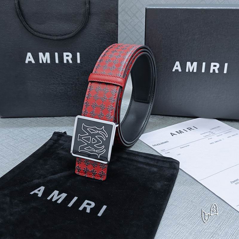 Amiri belt 38mmX90-125cm lb (39)