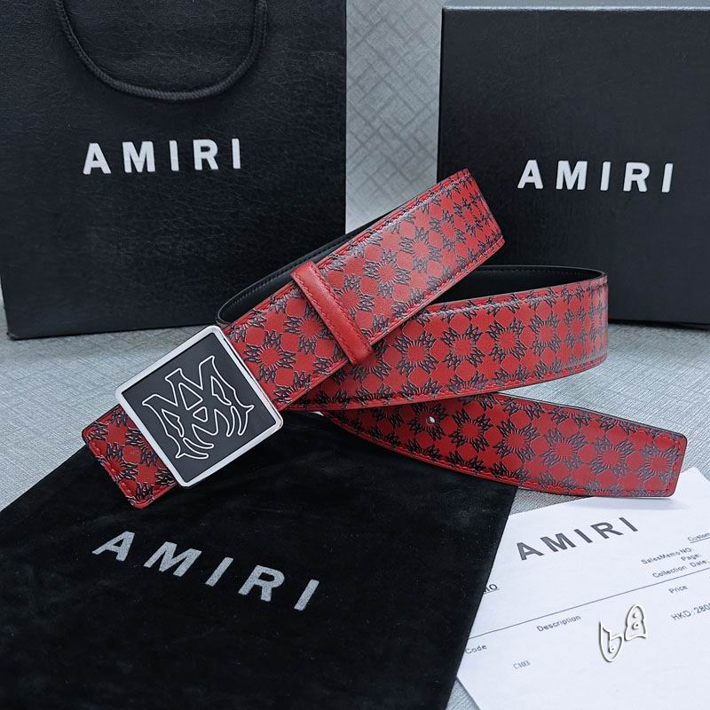 Amiri belt 38mmX90-125cm lb (40)