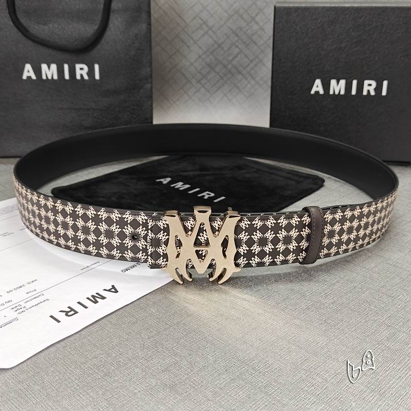 Amiri belt 38mmX90-125cm lb (41)