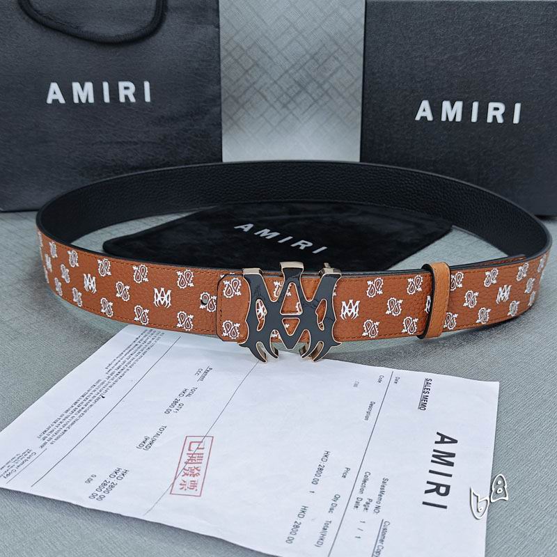 Amiri belt 38mmX90-125cm lb (41)