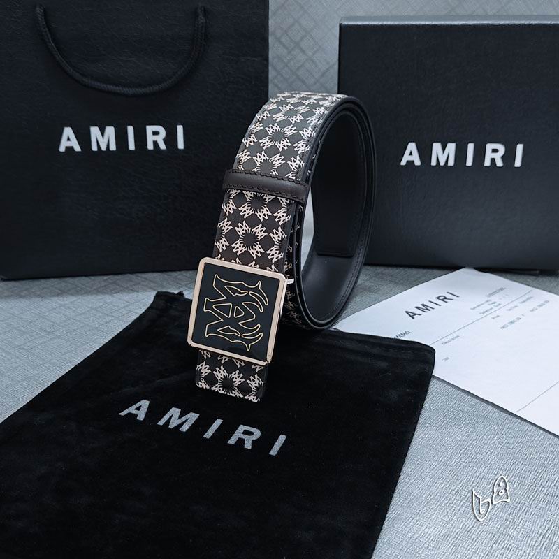 Amiri belt 38mmX90-125cm lb (42)