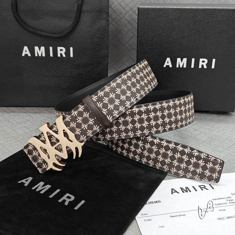 Amiri belt 38mmX90-125cm lb (43)