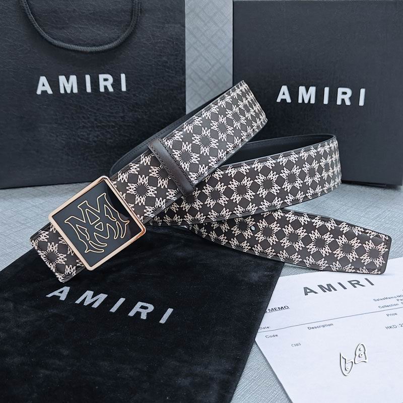 Amiri belt 38mmX90-125cm lb (43)