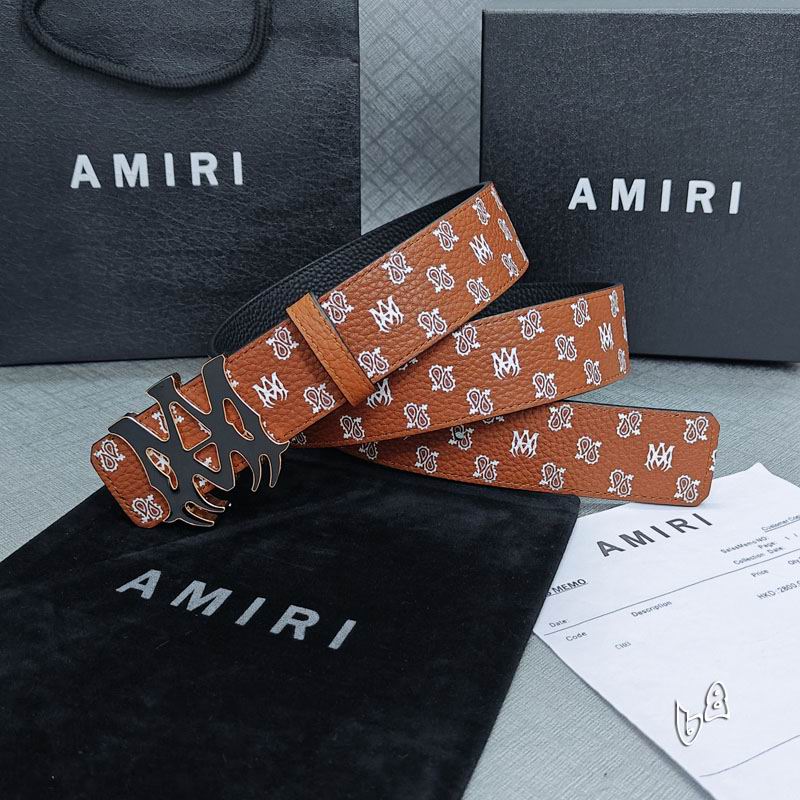 Amiri belt 38mmX90-125cm lb (43)