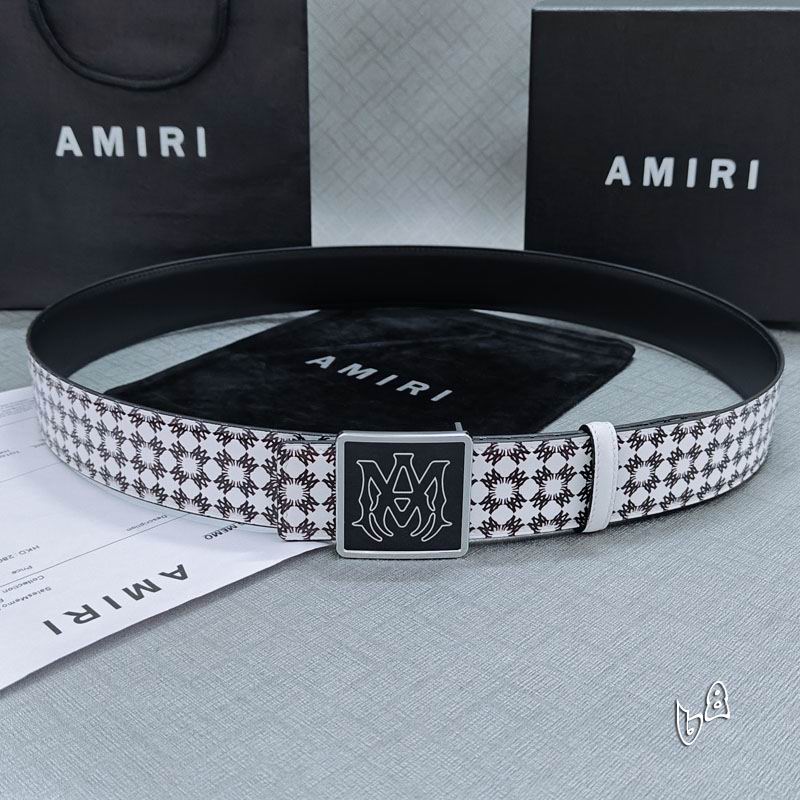 Amiri belt 38mmX90-125cm lb (44)