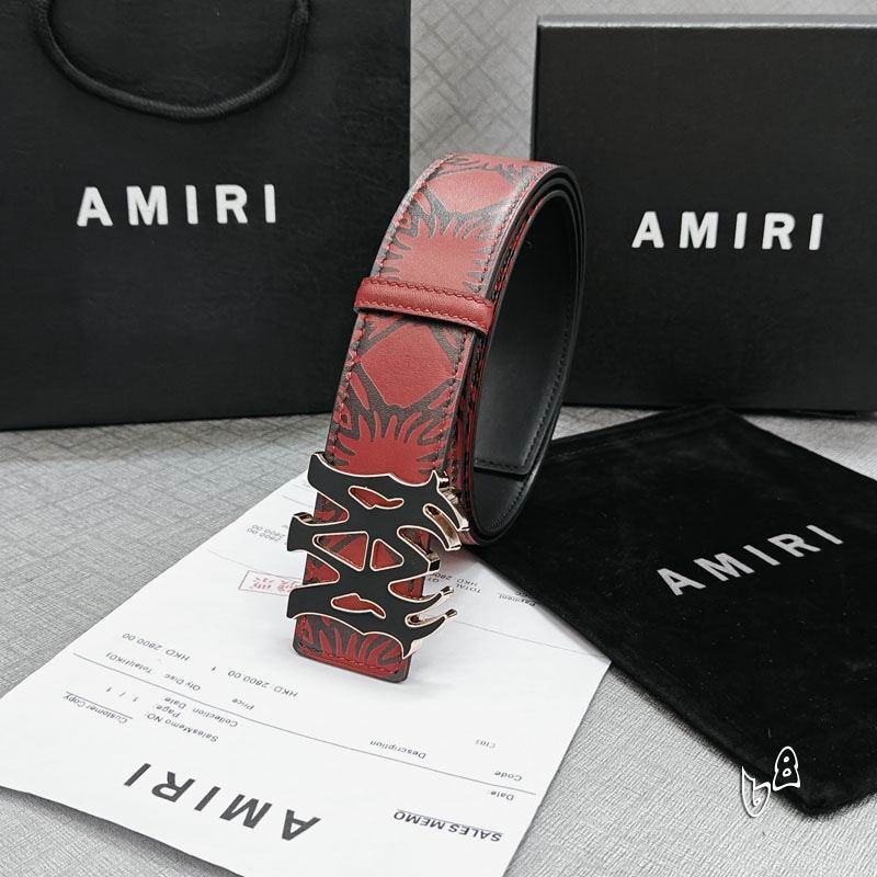 Amiri belt 38mmX90-125cm lb (44)